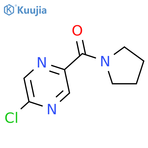 (5-Chloropyrazin-2-yl)(pyrrolidin-1-yl)methanone structure