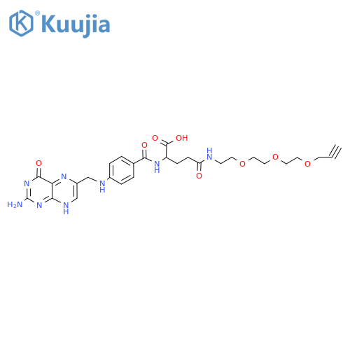Folate-PEG3-alkyne structure