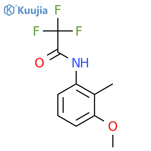 2,2,2-Trifluoro-N-(3-methoxy-2-methylphenyl)acetamide structure