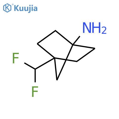 4-(Difluoromethyl)bicyclo[2.2.1]heptan-1-amine structure
