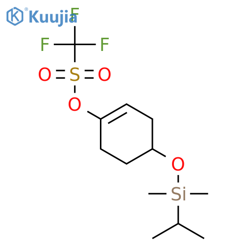 4-((Isopropyldimethylsilyl)oxy)cyclohex-1-en-1-yl trifluoromethanesulfonate structure