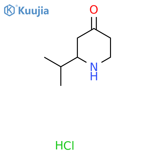 2-Isopropylpiperidin-4-one hydrochloride structure
