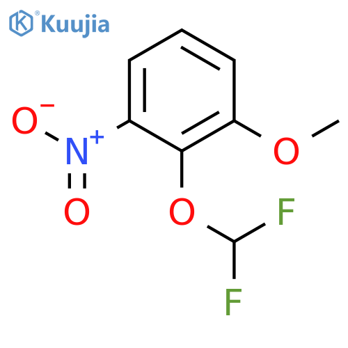 2-(difluoromethoxy)-1-methoxy-3-nitrobenzene structure