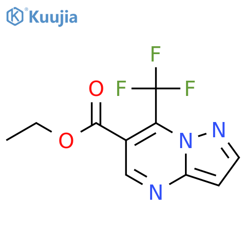 Ethyl 7-(trifluoromethyl)pyrazolo-1,5-apyrimidine-6-carboxylate structure