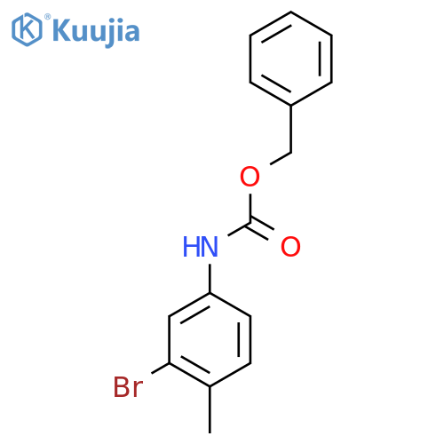 benzyl N-(3-bromo-4-methylphenyl)carbamate structure