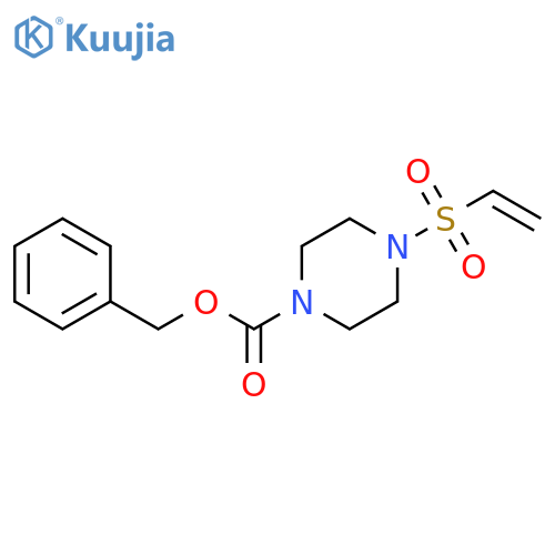 Benzyl 4-(ethenesulfonyl)piperazine-1-carboxylate structure