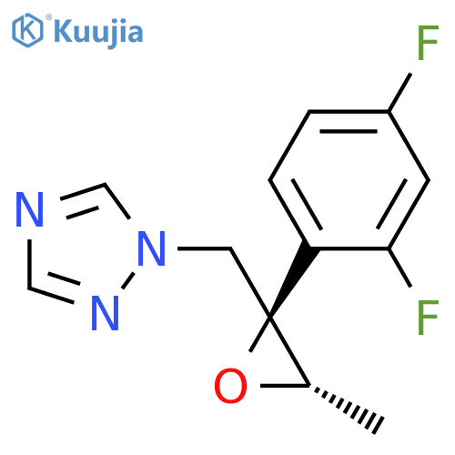 1-[(2r,3s)-2-(2,4-difluoro-phenyl)-3-methyl-oxiranylmethyl]-1h-[1,2,4]triazole structure