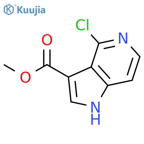 Methyl 4-chloro-1H-pyrrolo[3,2-c]pyridine-3-carboxylate structure