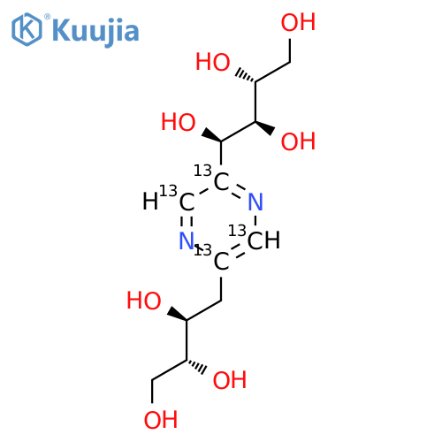 2,5-Deoxyfructosazine-13C4 structure