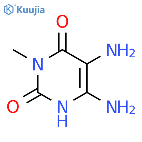 5,6-Diamino-3-methyluracil-d3 structure