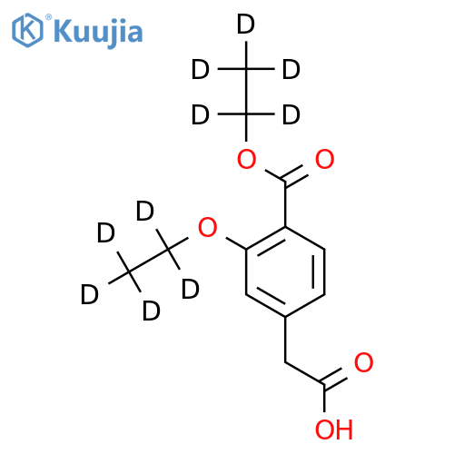 3-Ethoxy-4-(ethoxycarbonyl)phenyl Acetic Acid-d10 structure