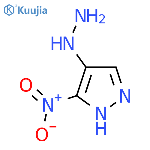 4-hydrazinyl-3-nitro-1H-pyrazole structure