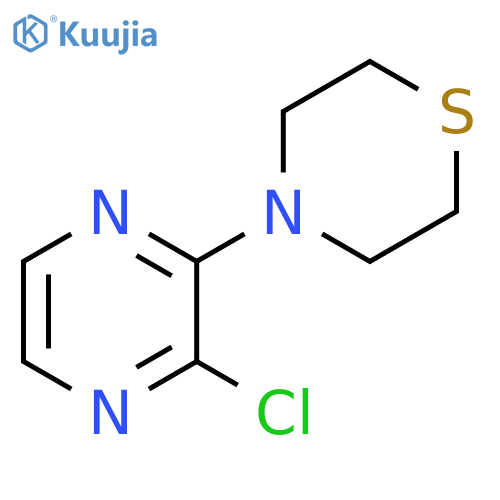 4-(3-chloropyrazin-2-yl)thiomorpholine structure