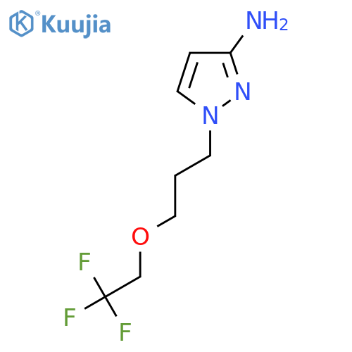 1-(3-(2,2,2-Trifluoroethoxy)propyl)-1h-pyrazol-3-amine structure