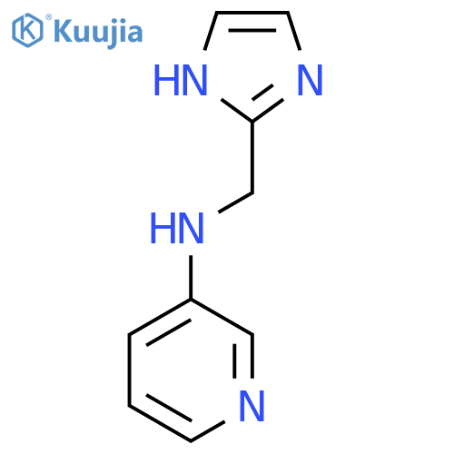 N-[(1H-imidazol-2-yl)methyl]pyridin-3-amine structure
