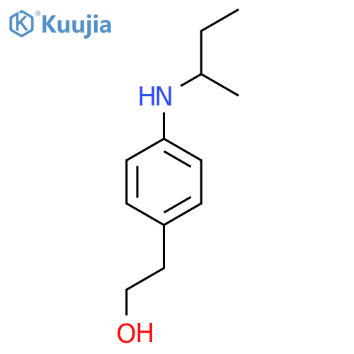 2-{4-(butan-2-yl)aminophenyl}ethan-1-ol structure