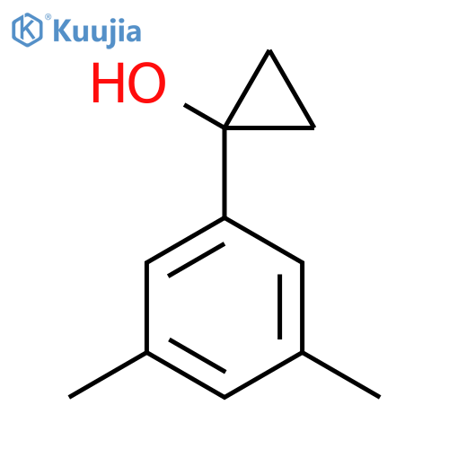 1-(3,5-dimethylphenyl)cyclopropan-1-ol structure