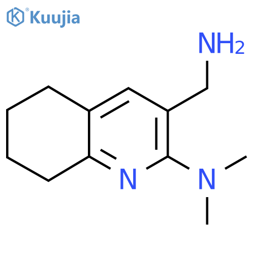 3-(aminomethyl)-N,N-dimethyl-5,6,7,8-tetrahydroquinolin-2-amine structure