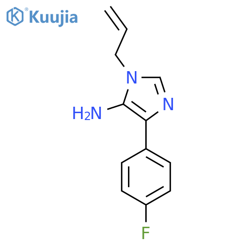 3-Allyl-5-(4-fluoro-phenyl)-3H-imidazol-4-ylamine structure