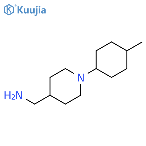 [1-(4-methylcyclohexyl)piperidin-4-yl]methanamine structure