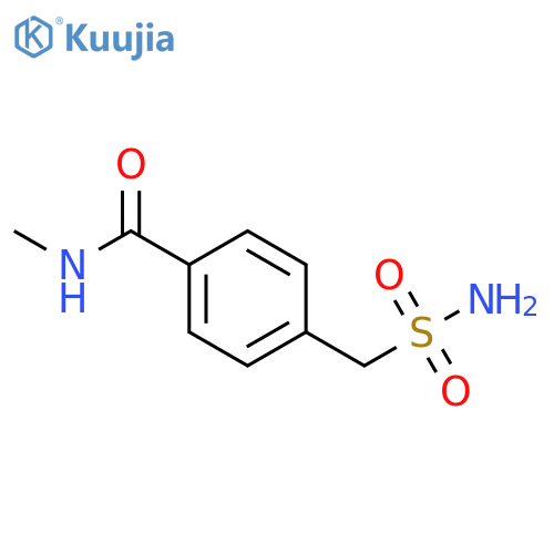 N-methyl-4-(sulfamoylmethyl)benzamide structure