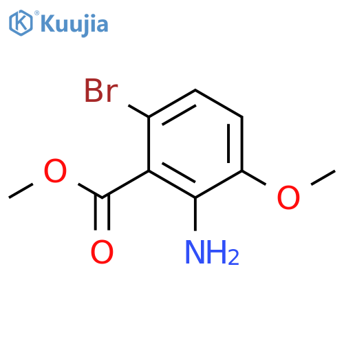 Methyl 2-amino-6-bromo-3-methoxybenzoate structure