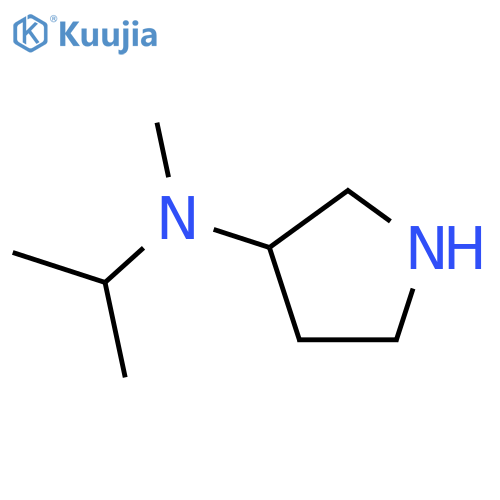 N-methyl-N-(propan-2-yl)pyrrolidin-3-amine structure