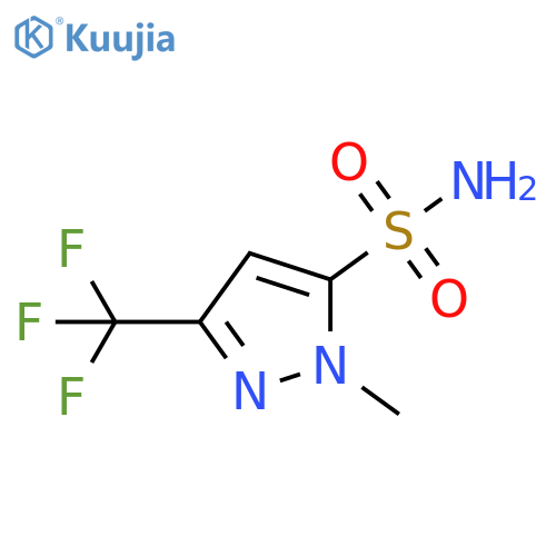 1-methyl-3-(trifluoromethyl)-1H-pyrazole-5-sulfonamide structure