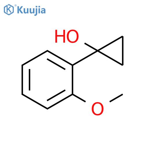 1-(2-methoxyphenyl)cyclopropan-1-ol structure