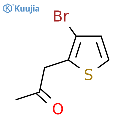 1-(3-bromothiophen-2-yl)propan-2-one structure