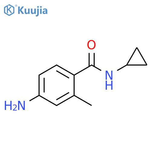 4-Amino-N-cyclopropyl-2-methylbenzamide structure