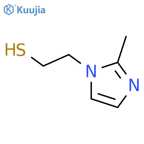 2-(2-methyl-1H-imidazol-1-yl)ethane-1-thiol structure