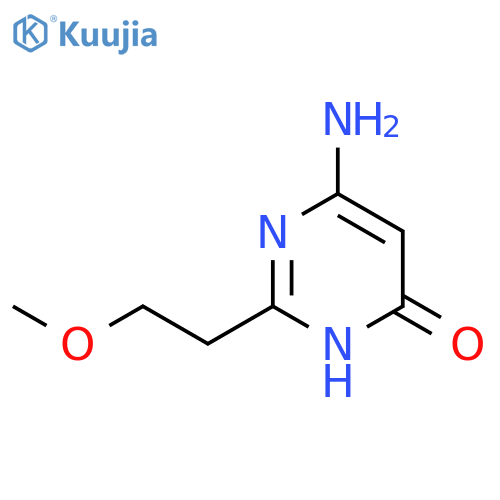 6-Amino-2-(2-methoxyethyl)pyrimidin-4(3H)-one structure