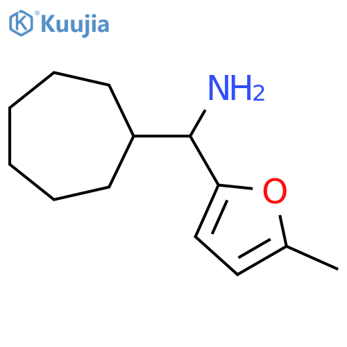 cycloheptyl(5-methylfuran-2-yl)methanamine structure