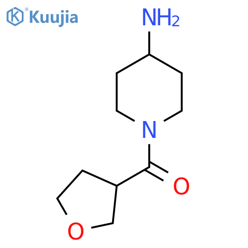 1-(Oxolane-3-carbonyl)piperidin-4-amine structure