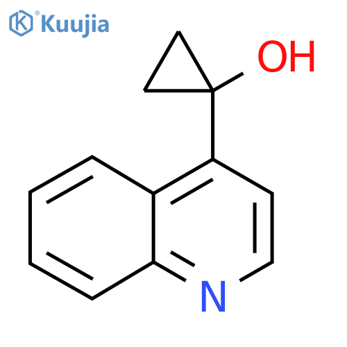1-(quinolin-4-yl)cyclopropan-1-ol structure