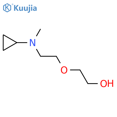 2-{2-[Cyclopropyl(methyl)amino]ethoxy}ethan-1-ol structure