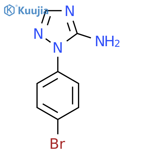 1-(4-Bromophenyl)-1h-1,2,4-triazol-5-amine structure