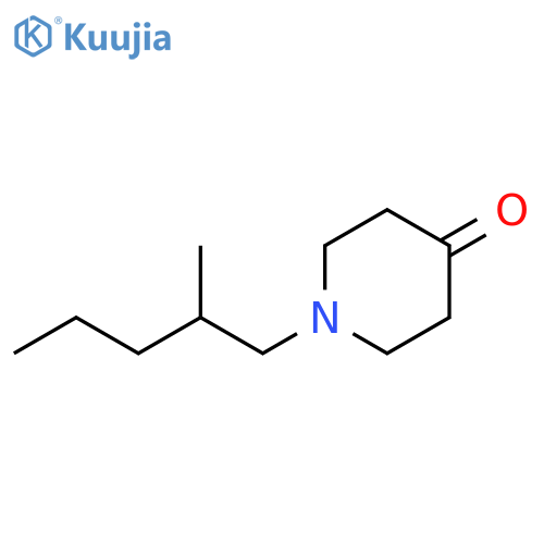 1-(2-methylpentyl)piperidin-4-one structure