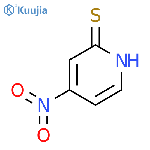 4-nitropyridine-2-thiol structure
