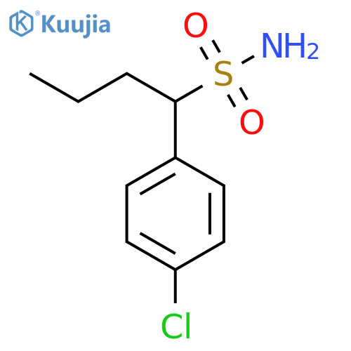 1-(4-Chlorophenyl)butane-1-sulfonamide structure