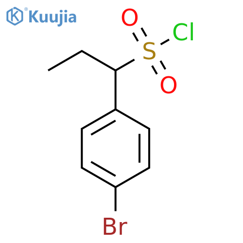 1-(4-Bromophenyl)propane-1-sulfonyl chloride structure