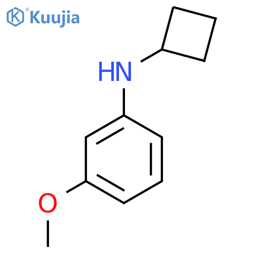 N-cyclobutyl-3-methoxyaniline structure