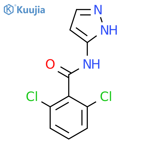 2,6-Dichloro-N-(1H-pyrazol-3-yl)benzamide structure