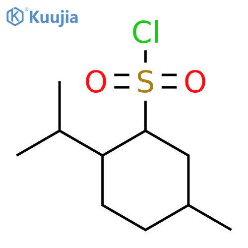 5-Methyl-2-(propan-2-yl)cyclohexane-1-sulfonyl chloride structure