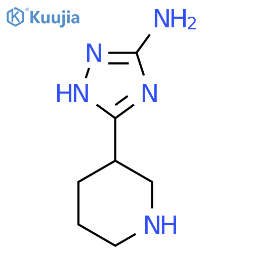 3-(piperidin-3-yl)-1H-1,2,4-triazol-5-amine structure