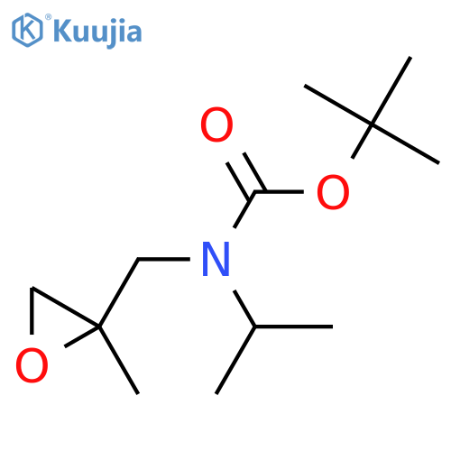 tert-butyl N-(2-methyloxiran-2-yl)methyl-N-(propan-2-yl)carbamate structure
