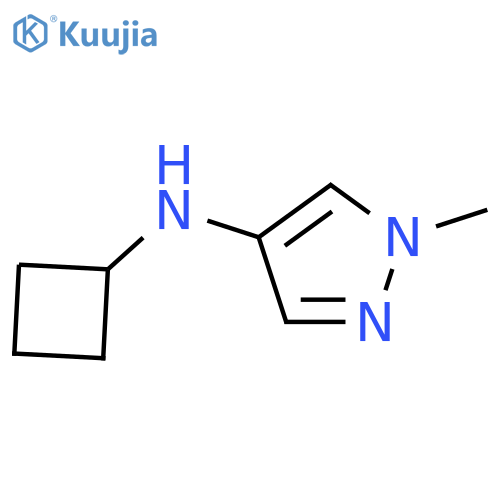 N-cyclobutyl-1-methyl-1H-pyrazol-4-amine structure