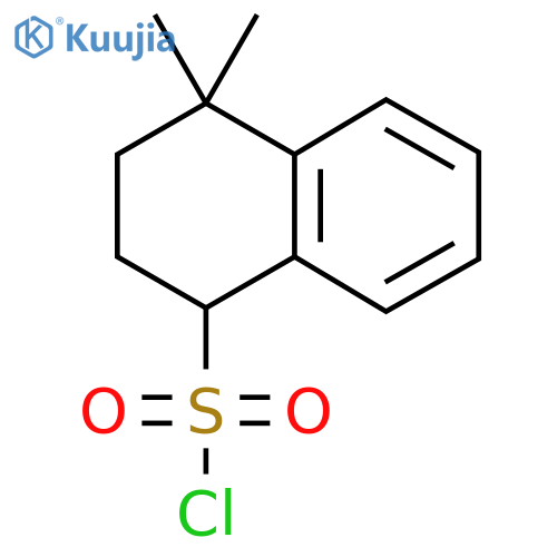 4,4-dimethyl-2,3-dihydro-1H-naphthalene-1-sulfonyl chloride structure