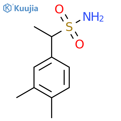 1-(3,4-Dimethylphenyl)ethane-1-sulfonamide structure